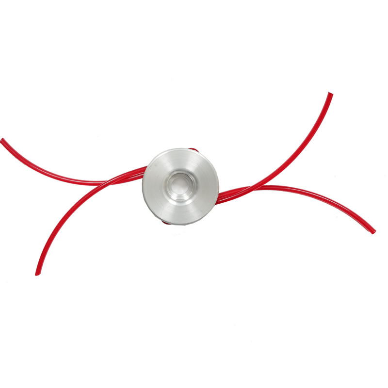 Cabezal desbrozadora Amante con hilo rojo. Accesorio para jardinería y corte de maleza.